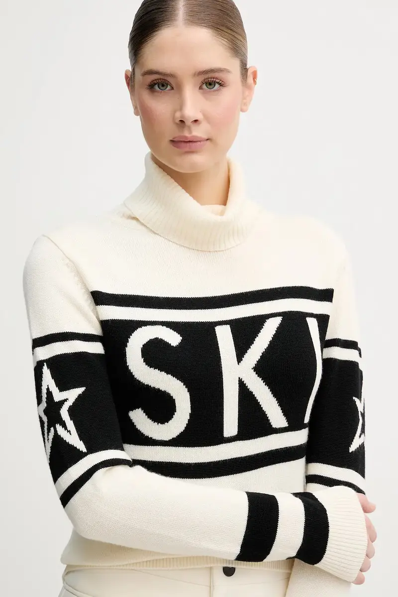 maglione in lana merino Schild Beige miniatura 4