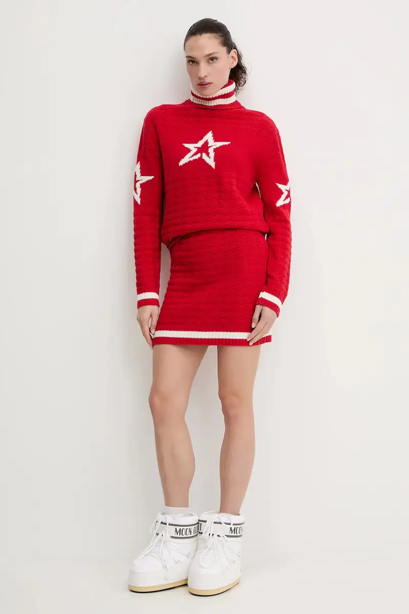 maglione in lana Rosso miniatura 2