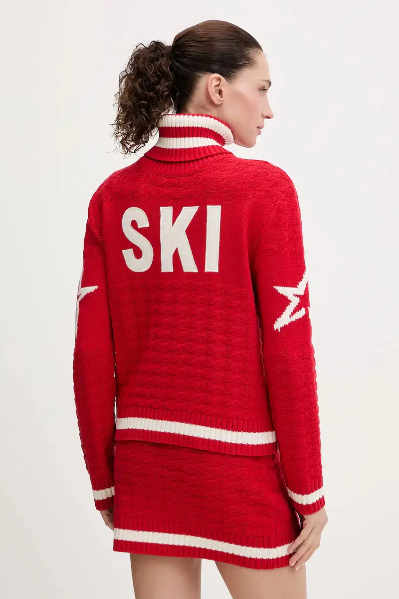 maglione in lana Rosso miniatura 3