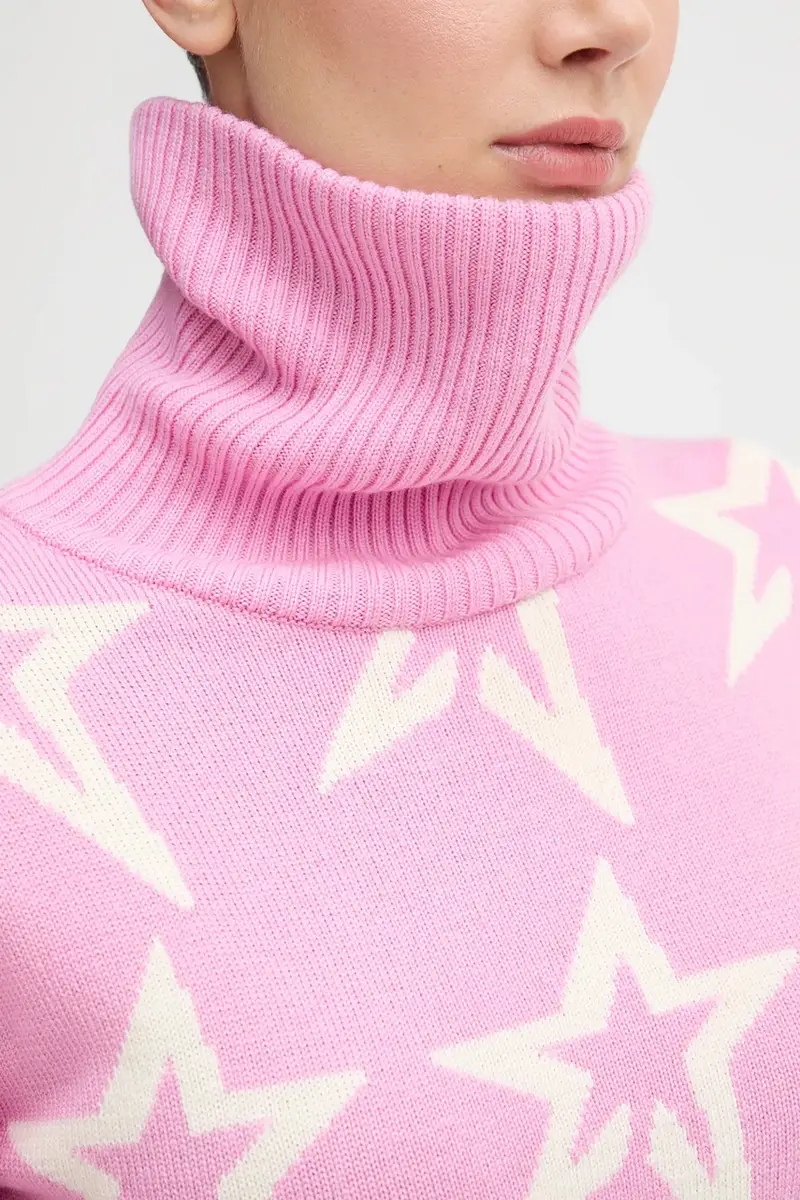 maglione in lana Star Dust Rosa miniatura 5