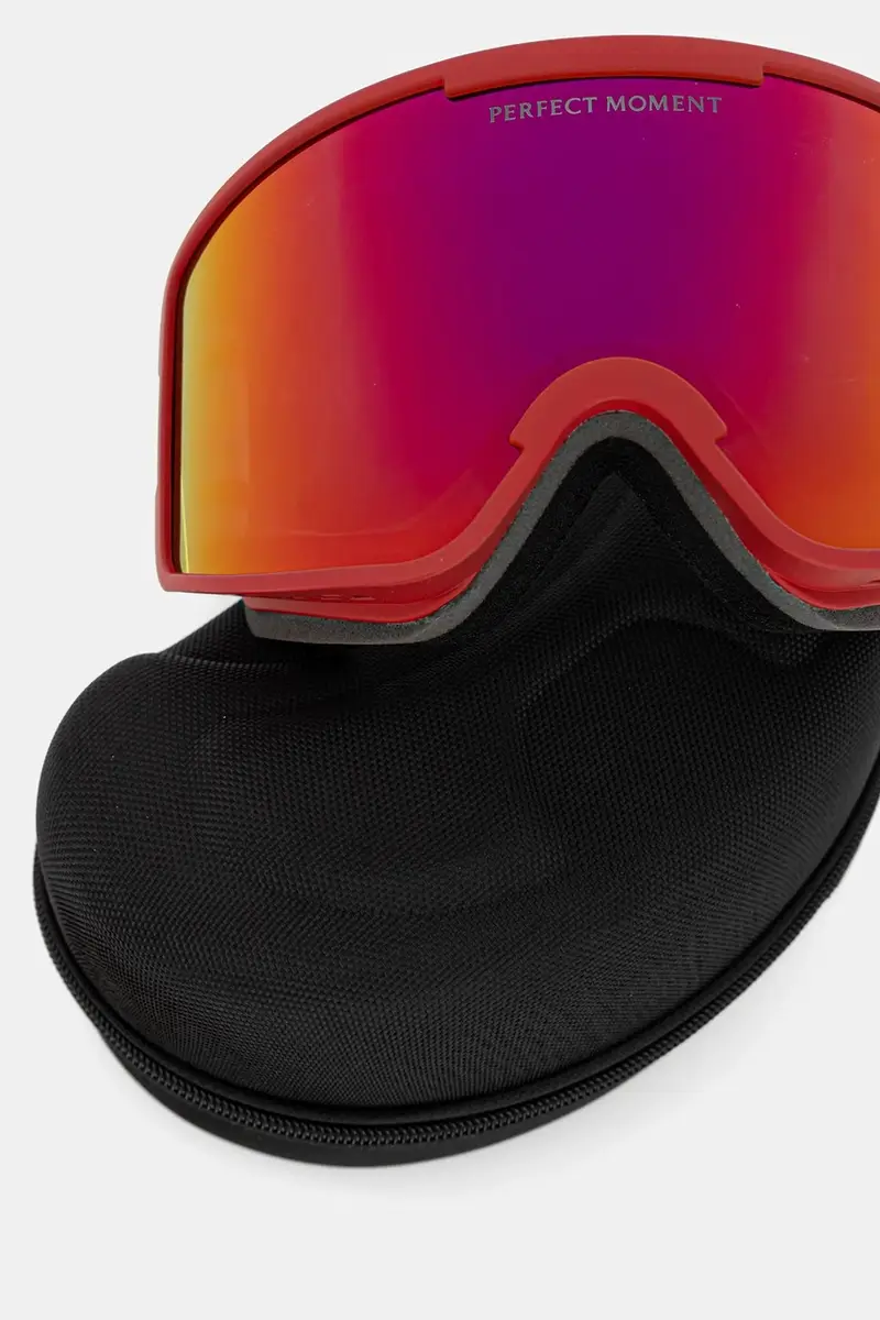 occhiali da sci Rosso miniatura 4