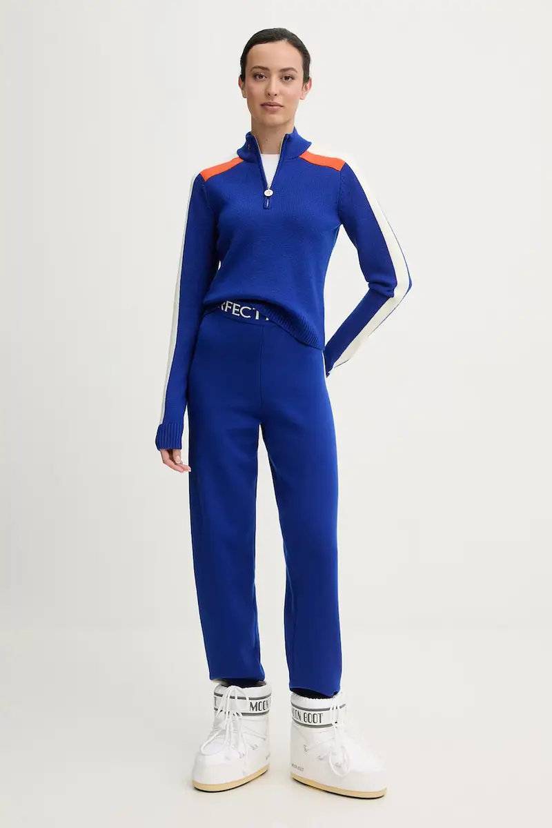 pantaloni con lana La Tour Blu miniatura 2