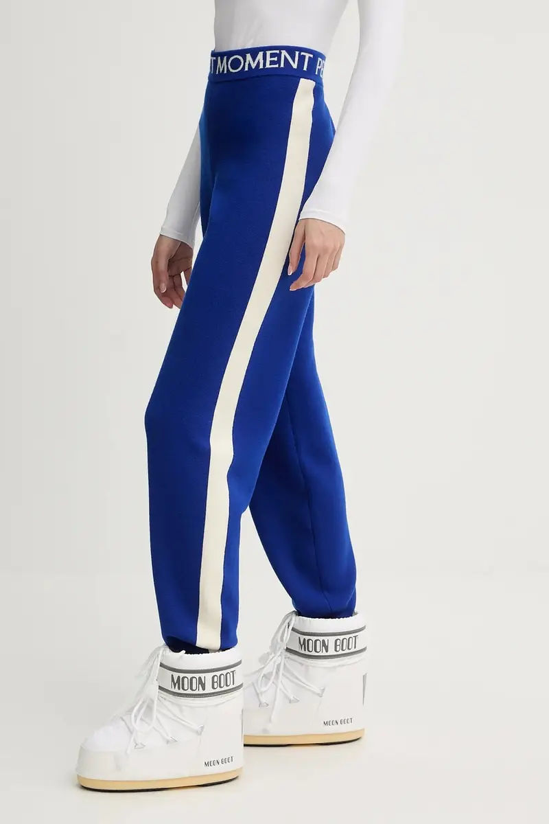 pantaloni con lana La Tour Blu miniatura 4