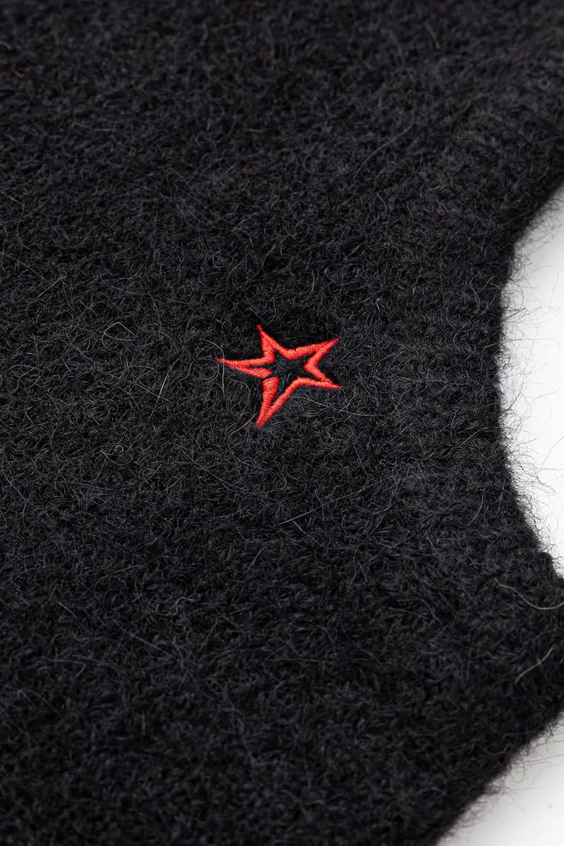 passamontagna con lana Nero miniatura 2