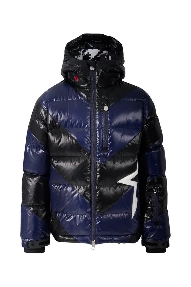 piumino da sci per bambini super mojo jacket Blu navy miniatura 2