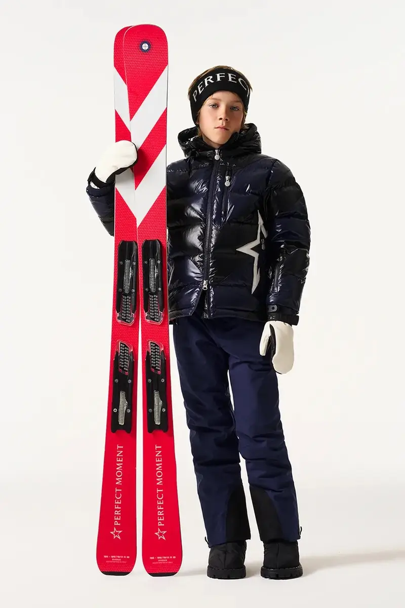 piumino da sci per bambini super mojo jacket Blu navy miniatura 5