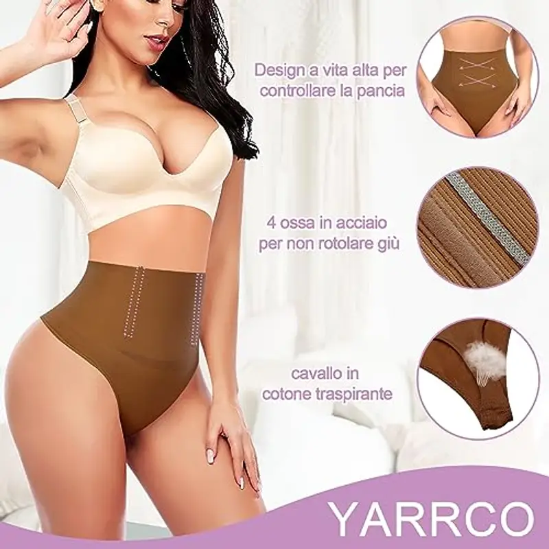 YARRCO Slip Donna Marrone 2421158 miniatura 2