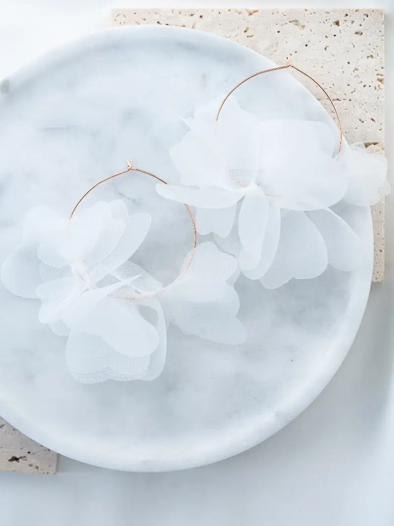 Flora Orecchini Rosa