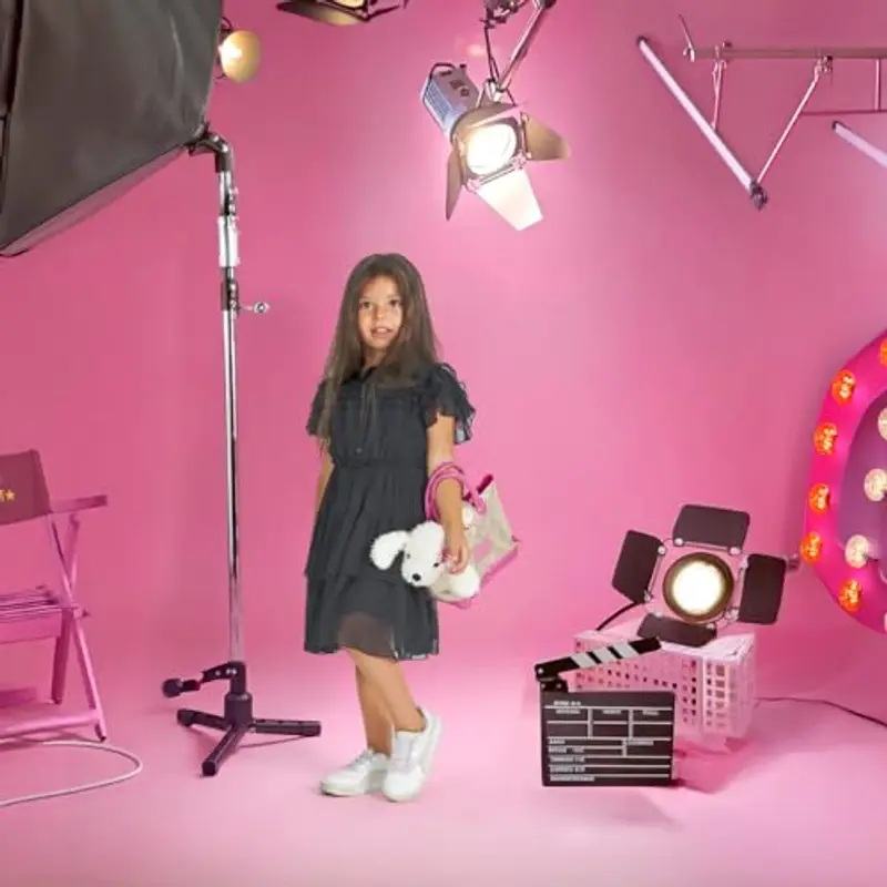 PERLETTI Borsetta Bambina con Peluche Barboncino Estraibile - Borsa Morbida e Leggera Regalo Bimba 3 4 5 6 Anni - Borsa miniatura 2