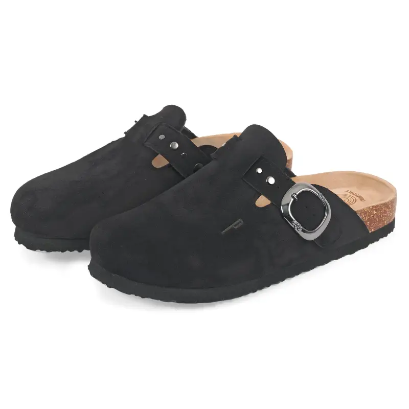 Ciabatte Comfort con Borchie Nero