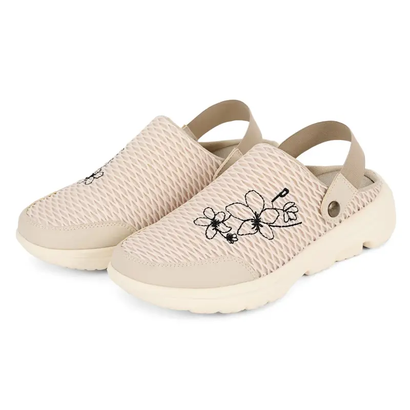 Ciabatte Slip-on Motion Donna con Cinturino Burro a Rete