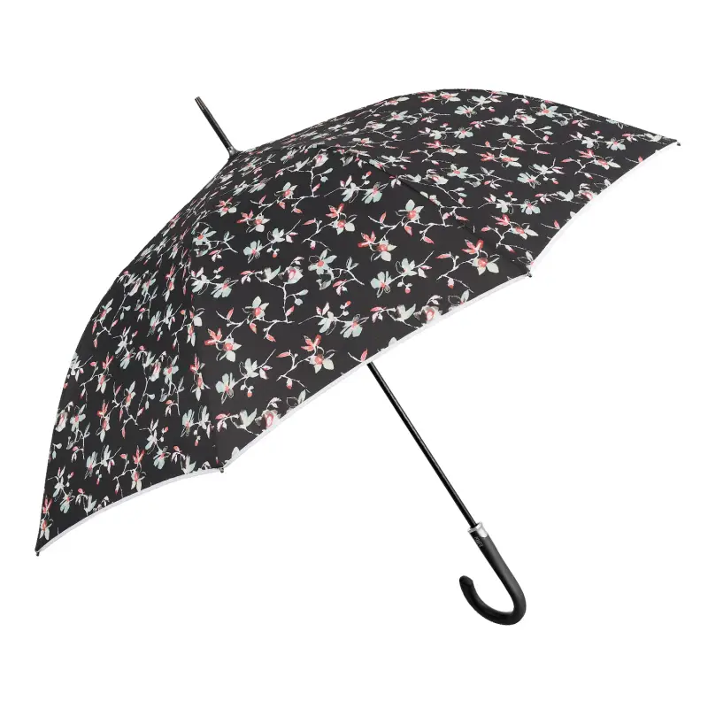 Ombrello Technology Lungo Fantasia Floreale Fiori Rossi