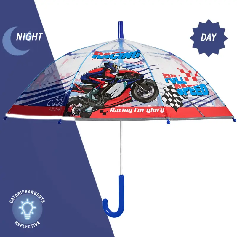 Ombrello Trasparente Racing