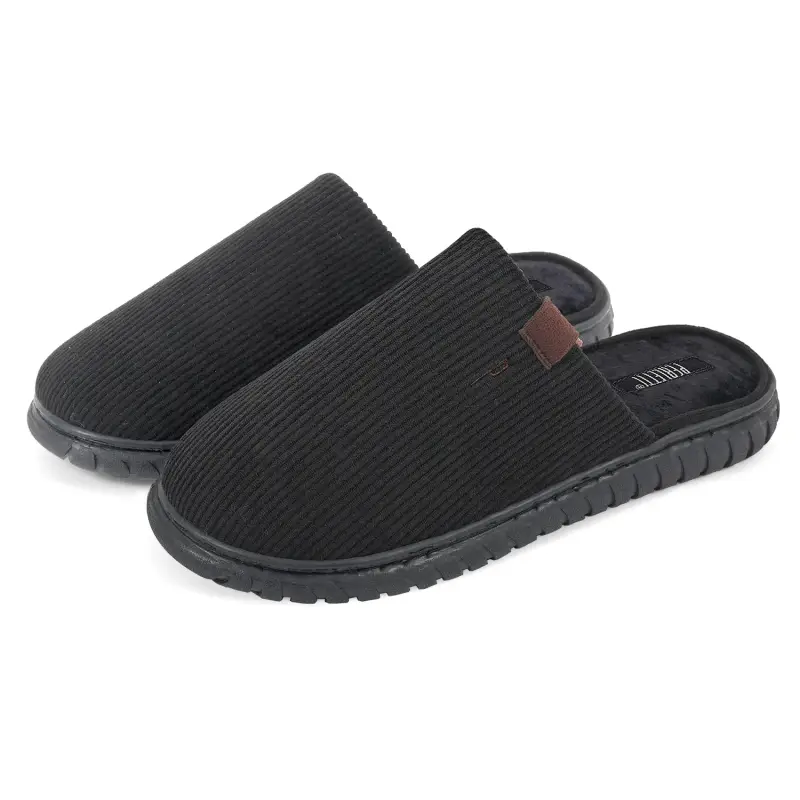 Perletti Pantofole Uomo Nero 2781281