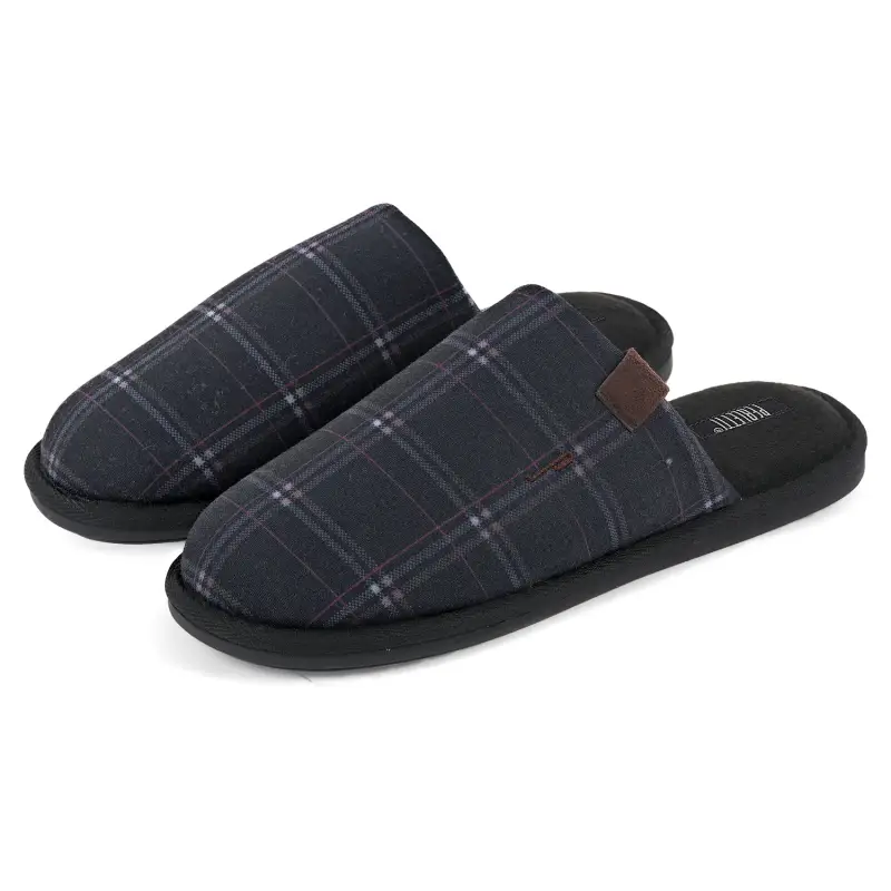 Perletti Pantofole Uomo Nero 2781284