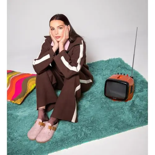 PERLETTI Sabot Donna Comode Leggere in Feltro - Ciabatte Casa Autunno Inverno Suola Antiscivolo Chiuse con Fibbia miniatura 3