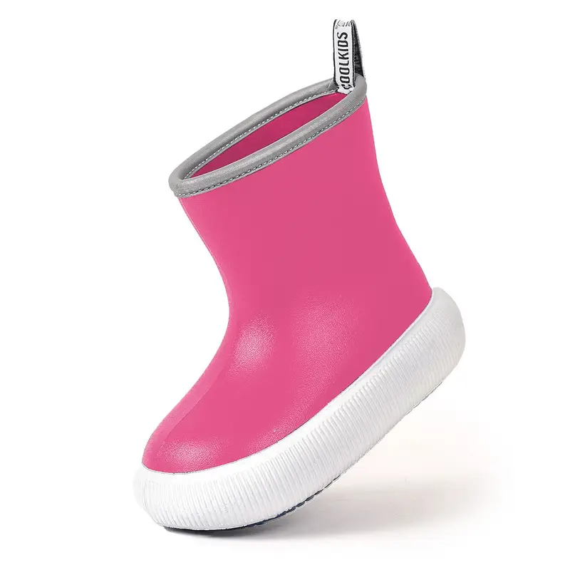 Stivaletti Chunky con Bordo Catarifrangente Fucsia