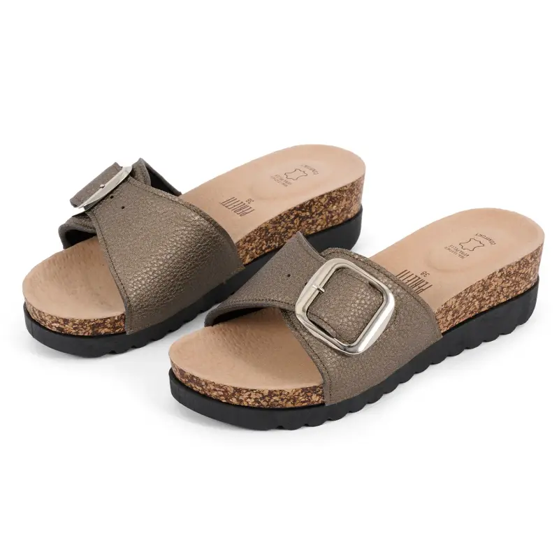 Zoccolo Comfort con Fibbia Bronzo