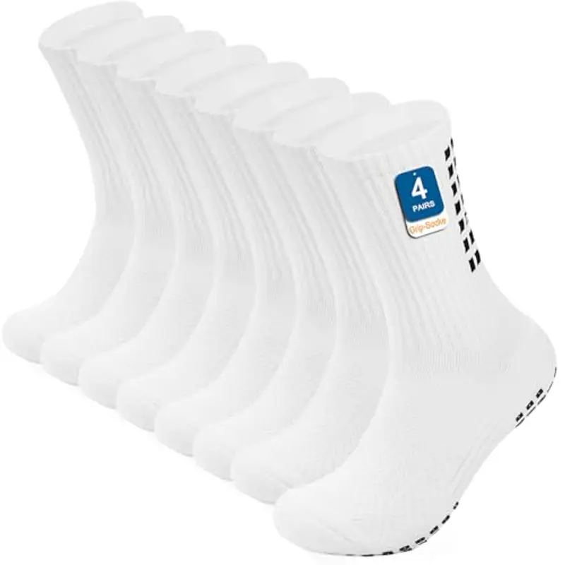 PERMANENTLY001 Calzini grip calcio uomo donna pilates calzini antiscivolo yoga Imbottita anti-vesciche sport calzini