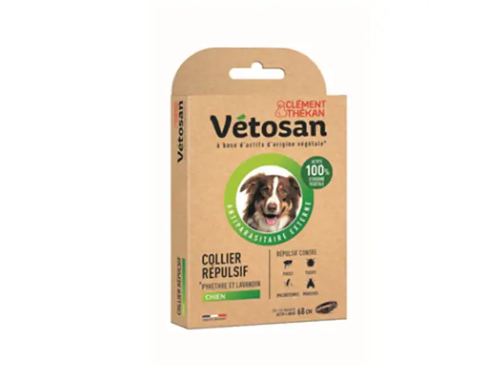 Clemente Thékan Vetosan Collana Repellente Naturale Cane 68 cm