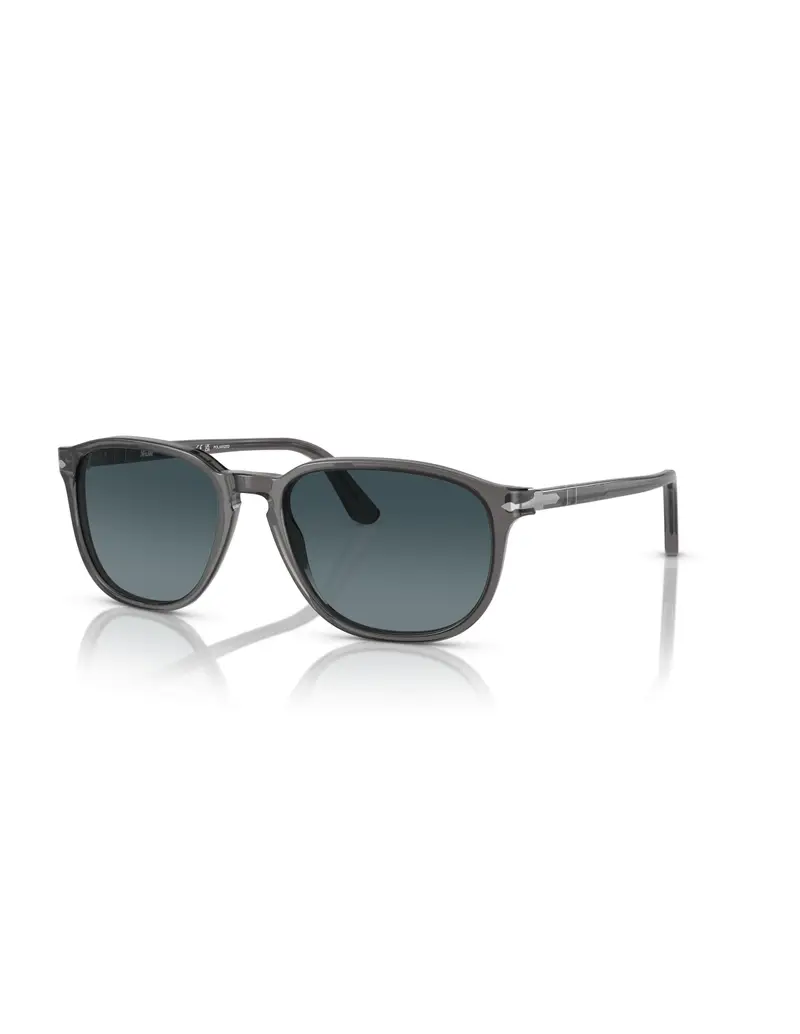 Occhiali da sole PERSOL PO3019S Transparent Grey Light Blue Gradient Dark Blue 1196S3 55