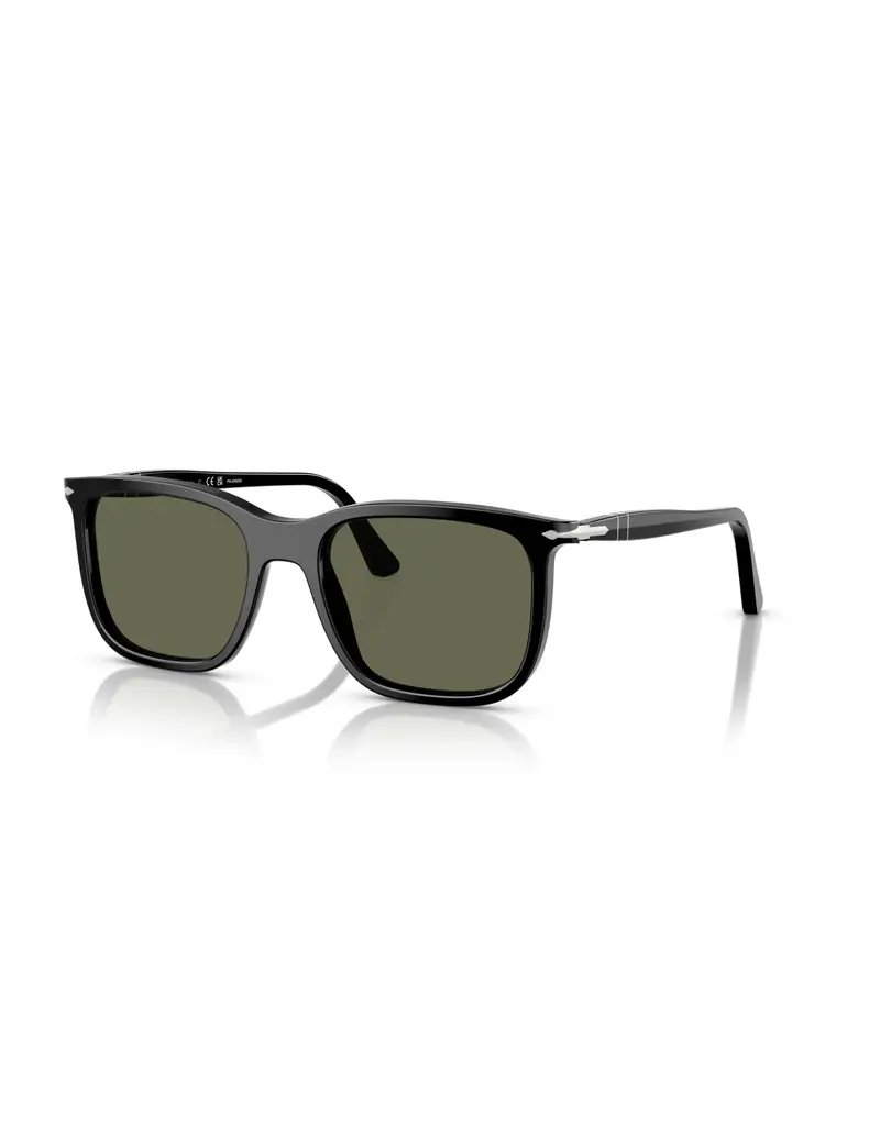 Occhiali da sole PERSOL Renzo PO3357S Black Polarized Green 95/58 53