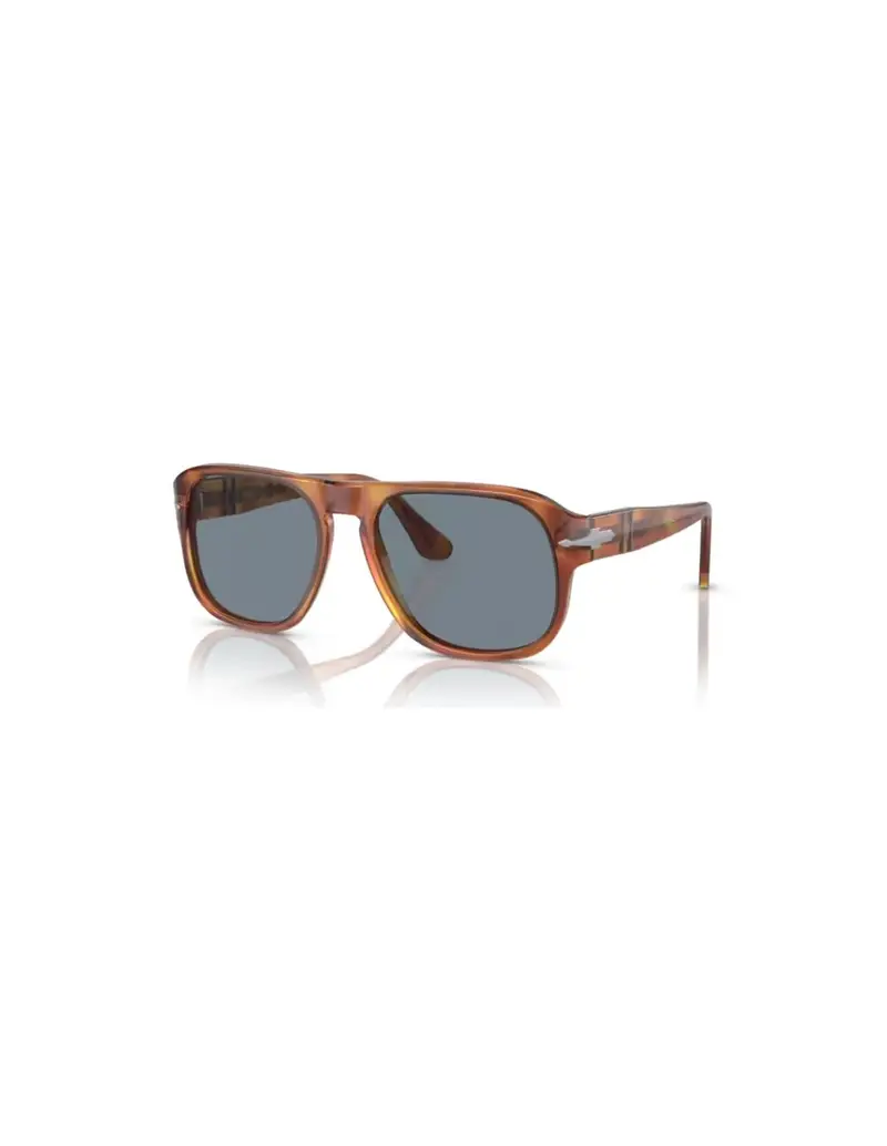 SALDI Occhiali da sole PERSOL PO3310S Terra di Siena Light Blue 96/56 54