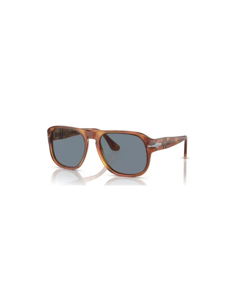 SALDI Occhiali da sole PERSOL PO3310S Terra di Siena Light Blue 96/56 57