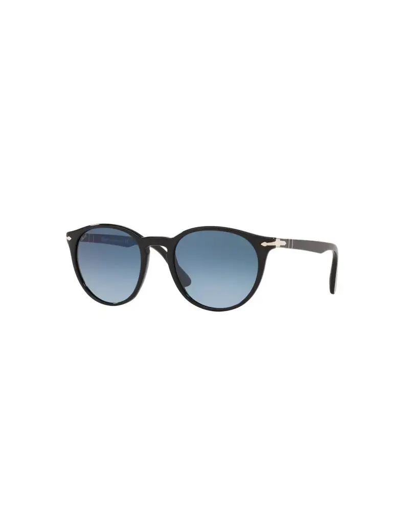 SALDI Occhiali sole PERSOL originali PO3152S 52 9014/Q8 Black Crystal Blue