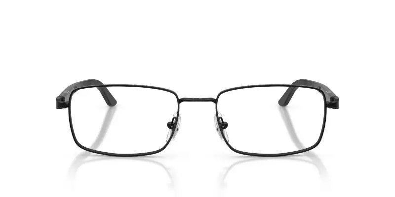 Unisex Persol PO1029V 1078 Montature da vista Metallo Nero Trasparente Pillow Normale miniatura 3