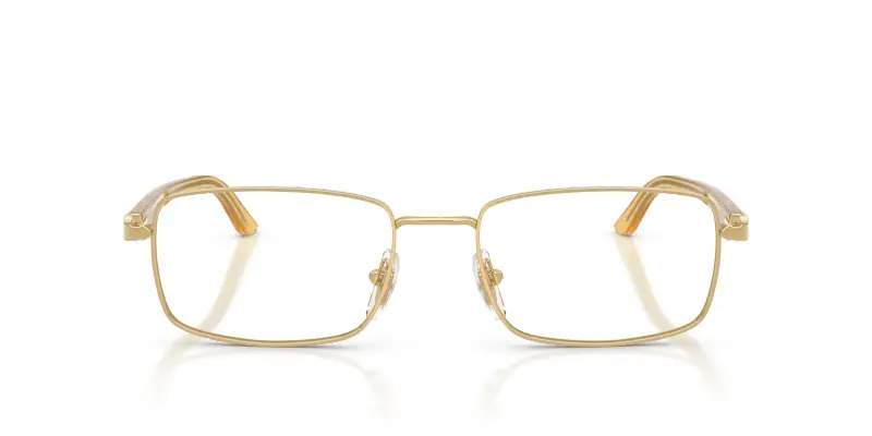 Unisex Persol PO1029V 1129 Montature da vista Metallo Oro Trasparente Pillow Normale miniatura 3