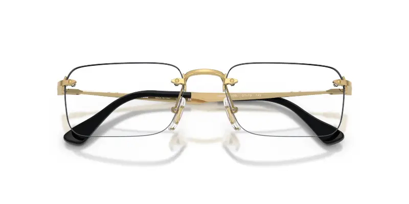 Unisex Persol PO1030V LUC 1156 Montature da vista Metallo Oro Azzurro Squadrata Normale miniatura 2