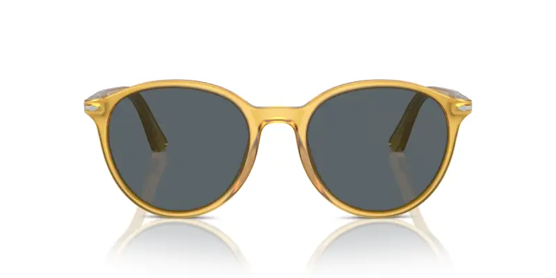 Unisex Persol PO3350S 204/R5 Occhiali da sole Acetato Giallo Blu Pantos Normale Antiriflesso miniatura 3