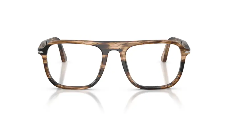 Unisex Persol PO3359V JACQUES 1236 Montature da vista Acetato Nero Trasparente Squadrata Normale miniatura 3