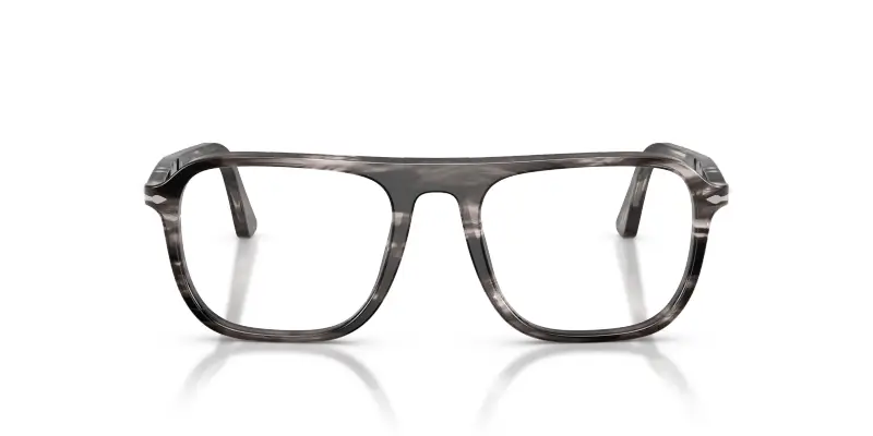 Unisex Persol PO3359V JACQUES 1238 Montature da vista Acetato Nero Trasparente Squadrata Normale miniatura 3