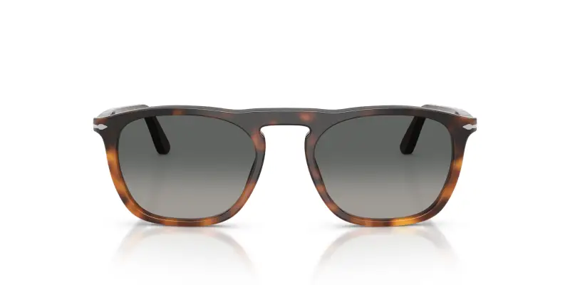Unisex Persol PO3391S GAE 116071 Occhiali da sole Acetato Oro Grigio Squadrata Normale Sfumato miniatura 3