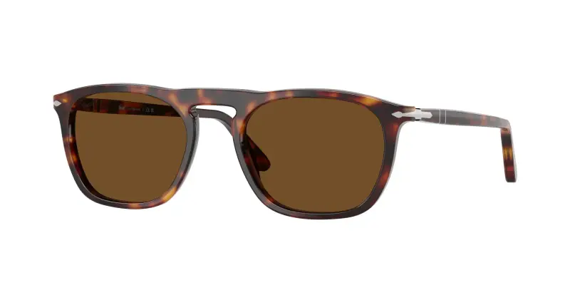 Unisex Persol PO3391S GAE 24/57 Occhiali da sole Acetato Tartaruga Marrone Squadrata Polarizzata