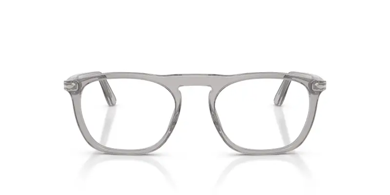 Unisex Persol PO3391V 309 Montature da vista Acetato Grigio Trasparente Squadrata Normale miniatura 3