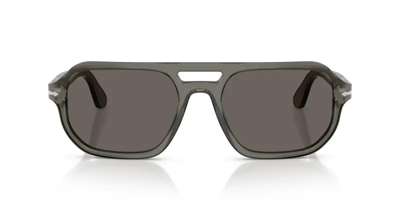 Unisex Persol PO3393S GUIDO 1103B1 Occhiali da sole Acetato Grigio Grigio Pillow Normale miniatura 3