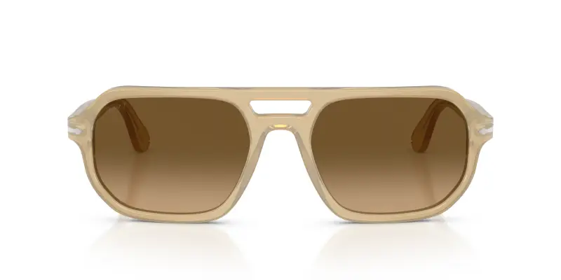 Unisex Persol PO3393S GUIDO 1169M2 Occhiali da sole Acetato Marrone Marrone Pillow Polarizzata Sfumato miniatura 3