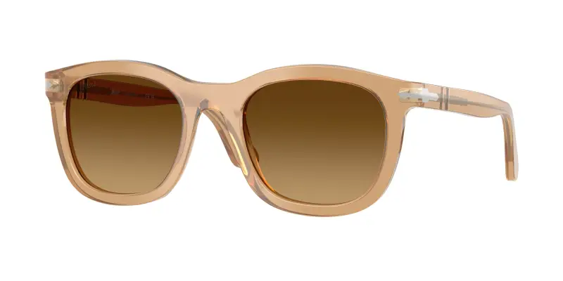 Unisex Persol PO3395S 116985 Occhiali da sole Acetato Marrone Marrone Pantos Normale Sfumato