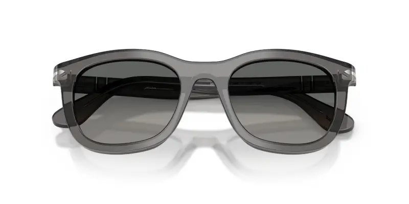 Unisex Persol PO3395S 119671 Occhiali da sole Acetato Grigio Grigio Pantos Normale Sfumato miniatura 2