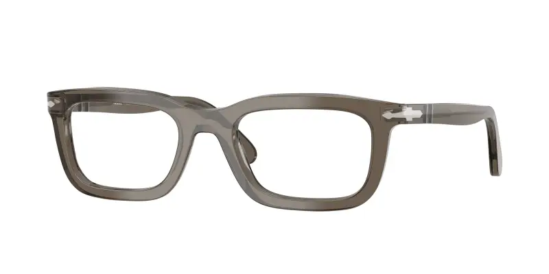 Unisex Persol PO3397V 1103 Montature da vista Acetato Grigio Trasparente Squadrata Normale