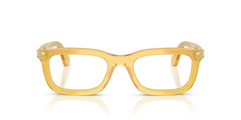 Unisex Persol PO3397V 204 Montature da vista Acetato Giallo Trasparente Squadrata Normale miniatura 3