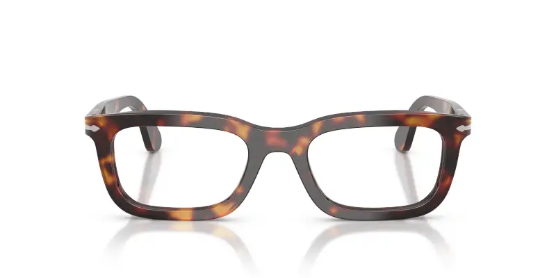 Unisex Persol PO3397V 24 Montature da vista Acetato Tartaruga Trasparente Squadrata Normale miniatura 3