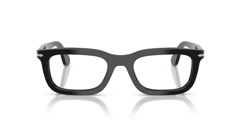 Unisex Persol PO3397V 95 Montature da vista Acetato Nero Trasparente Squadrata Normale miniatura 3