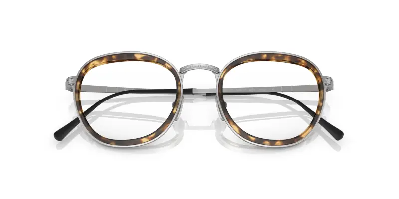 Unisex Persol PO5009VT 8014 Montature da vista Titanio Argento Pantos miniatura 2