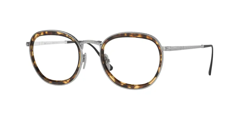 Unisex Persol PO5009VT 8014 Montature da vista Titanio Argento Pantos