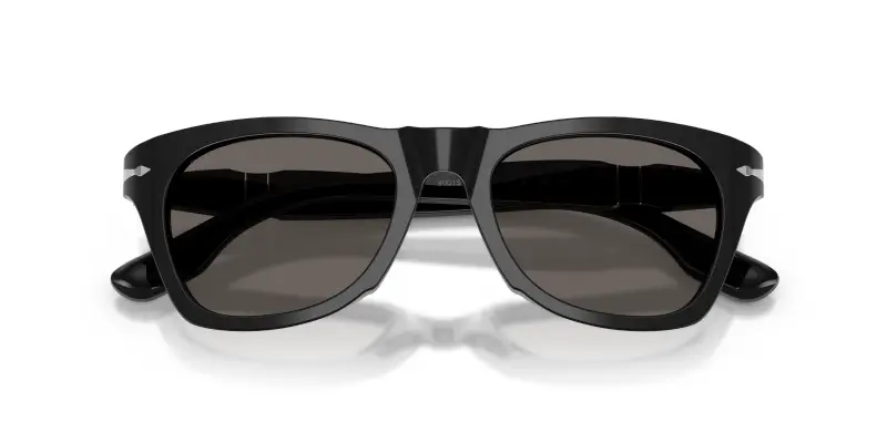 Unisex Persol PO8001S 95/B1 Occhiali da sole Acetato Nero Grigio Pantos Normale miniatura 2