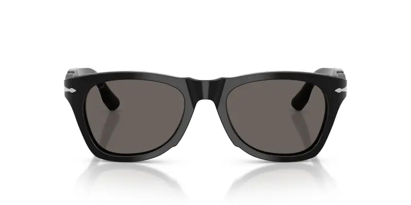 Unisex Persol PO8001S 95/B1 Occhiali da sole Acetato Nero Grigio Pantos Normale miniatura 3
